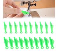 AYNKH 20Pcs Automatic Sewing Needle Threader, Fish Mouth Easy Time Saving Machine Needle Threader Tool, Quick Needle Threaders for Loop Sewing Machines