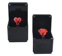 AYNKH 2PCS 3D Red Rose Surprise Gift Box,Heart Shaped Surprise Gift Box,Red Rose Heart in Surprise Pop Up Gift Box,Gift Box, Christmas,Birthday,Valentine's Day Gift,Rose Gifts,Joke Secret Santa Gifts