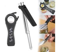 AYNKH 2Pcs Effortless Arthritis Jar Opener, Non-Slip Bottle Opener, Can Opener Manual Lid Openers, Multifunctional Lid Opene for Seniors Weak Hands Effort Saving