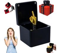 AYNKH 2PCS Middle Finger In A Box,3D Printed Annoying Present with Middle Finger Surprise,Adult Prank Pop Up Gift,Interactive Prank Box Decor,Screw Gifts Boxes for Birthday,Valentine's Day, Easter
