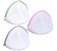 AYNKH 3 Pcs Bra Washing Machine Bag, Mesh Laundry Zippered Wash Bags for Bras Underwear and Socks, Shape-Safe Design for Protecting and Maintaining Bra Form During Machine Wash Bags