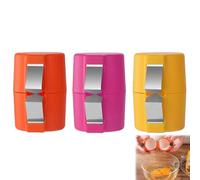 AYNKH 3 Pcs Egg Cracker Tool, Egg White Separator, Household Eggshell Opener, Chicken Egg Sheller, Kitchen Tools, Baking Tools, Portable Egg Cracker Tool for Home Dorm Kitchen Canteen