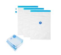 AYNKH 3 Pcs Vacuum Storage Bags for Clothes,40x60cm Travel Essentials Sealer Compression Bags Save 80% Space Reusable Vacuum Storage Bags for Travel Bedding Cushion and Duvets