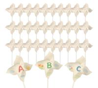 AYNKH 30 Blank Windmill DIY Sets for Creative Coloring and Painting, Suitable for Schools, Kindergartens, Craft Parties, Easter, Halloween