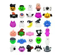 AYNKH 30PCS Mochi Squishy Toys, Mini Stress Relief Fidget Toy for Kids Adults, Halloween Party Favors & Treat Bags Gifts (Random Style)
