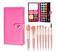 AYNKH 33 Colors Kids Makeup Sets, Children's Makeup Toys with 8 Brushes, Princess Make Up Kit, Washable Non-Toxic Girls Cosmetics for Stage Performance Halloween Birthday Party Beauty Gift