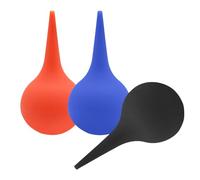 AYNKH 3Pcs Rubber Suction Ear Syringe Bulb Kit, 30ml Ear Washing Squeeze Ear Suction Cleaning Ball for Adult Kid Removing Ear Wax Ear Flush Nose