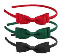 AYNKH 3PCS School Hair Bows, Alice Hairbands Uniform Ribbon Bow Set, Girls Hair Accessories for Birthday New Year Present