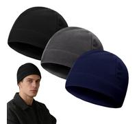 AYNKH 3PCS Skull Caps Beanie,Multifunctional Winter Beanie Hat,Hard Hat Helmet Liner,Unisex Cycling Helmet Liner Cap for Running Cycling Sleeping