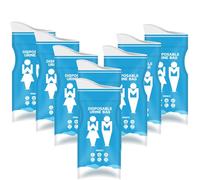 AYNKH 8 Pack 900CC Blue Disposable Urine Bags, Emergency Toilet Pee, Portable Urine Bags for Men Women Kids and Pregnant, Travel,Car, Camping, Hiking
