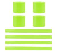 AYNKH 8 Pcs 40CM Reflective Bands, Safety Wristband Snap Bracelets, Green Reflectors, Bike Pants Band, for Running, Cycling and Training at Night, for All Ages and Genders