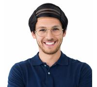 AYNKH Baldy Man Costume Wicked Funny Cosplay Adult Wig, Realistic Combed-Over Hairstyle Baldy Guy Halloween Carnival Party Prop Accessory, Vicars, Wizards, Doctors Outfit