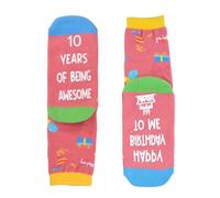 AYNKH Birthday Socks for 10 Year Old Girls, Birthday Gifts for Girls Funny Birthday Presents for 10 Years Old Girl Clothes Cool Socks Happy Birthday Gift for 10 Year Olds Girl