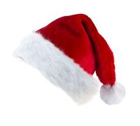 AYNKH Christmas Hats, Essential items for Christmas season, Deluxe Plush Santa Hat, Thicken Comfortable Classic Red Christmas Hat, for Christmas New Year Festive Theme Party,Unisex