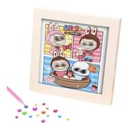 AYNKH Diamond Art Night Light Set for 5-12 Year Old Girls, Arts and Crafts Kits 6-12, DIY 3D Wooden Canvas, Creative Birthday Presents, Home Decor