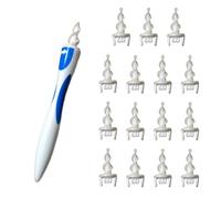AYNKH Ear Cleaner, Rotary Screw Ear Cleaner, Silicone Safe Soft Ear Cleaner with 16 Replacement Tips for Adults and Children