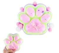AYNKH FuFu Cat's Paw Squishy, Super Big Cat's Paw Squishy Toys, Taba Squishies,Improve Concentration, Reduce Stress, Kids, Teens and Adults,Gift (Rainbow Colours)