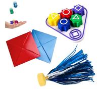 AYNKH Korean Traditional Game Set, Squid Game Toys,Gonggi,Korean Travel & Pocket Games, Family Gathering,Squid Game Pentathlon Set