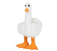 AYNKH Resin Figurines Middle Finger Duck, Funny Statue Decoration Creative Ornament Gnomes Craft Art Sculpture for Home Bedroom Office Book Shelf Desktop