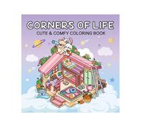 AYNKH Stress Reduction Colouring Book,Simple Picture Colourings Books,Cute Things,Portable Colouring Book,Suitable for Kids,Adults, Birthday Easter Christmas Children's Day Gifts(Bold & Easy)