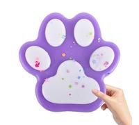 AYNKH Super Big Cat's Paw Squishy,Cat's Paw Squishy,Fufu Squishies,Taba Squishies,Improve Concentration,Reduce Stress,Kids,Teenagers and Adults,Gifts(Purple)
