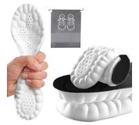 AYNKH Super Soft Memory Foam Insoles with Storage Bag, Cropable Shoe Inserts Breathable Replacement, Shock Absorption Arch Support Pain Relieve Cushioning for Men Women Trainers Sneakers Boots (43-44)