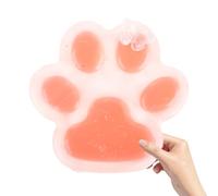 AYNKH Taba Cat's Paw Squishy, Super Big Cat's Paw Squishy Toy, Fufu Squishies,Reduce Stress, Improve Concentration, Kids, Teenagers and Adults, Gift (Crystal Pink)