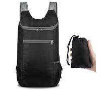 AYNKH Ultra Lightweight Foldable Backpack, Waterproof Large Capacity Canvas Rucksack for Travel Hiking Camping Cycling Outdoor Sports Unisex