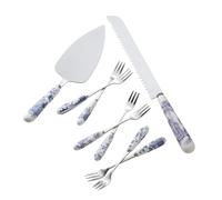 Aynsley China Aynsley Archive Blue Pastry Set