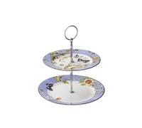 Aynsley China 'Cottage Garden' Two-Tiered Cake Server Aynsley China Multicolor