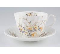 Aynsley English Bone China JUST Orchids Tea Cup & Saucer (2nd Quality Seconds)