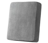 Ayoface Velvet Sofa Cushion Seat Covers Stretch, Grey Sofa Seat Cover Protector Slipcover Cushion, Thickened Couch Cushion Cover for Chaise Loveseat Caravan Seating (Light Grey)