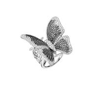 Ayoiow 18K White Gold Ring 18K with 2.78ct Diamond, 40Th Anniversary Ring for Girlfriend Size H 1/2