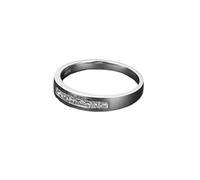 Ayoiow 40Th Birthday Ring PT950-0.32ct-Men with 0.32ct Diamond, Wedding and Engagement Rings for Men Size R 1/2