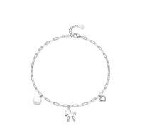 Ayoiow Best Friend Bracelet for Women, Silver Trojan Adjustable Sterling Silver Bracelets for Women, Suitable for Birthday