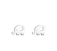 Ayoiow Cute Earrings Studs for Women 925 Sterling Silver, Elephant Women Earrings Silver for Girlfriend Wife Her, Suitable for Anniversary