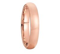 Ayoiow Tungsten Steal Couple Rings for Her, 50th Wedding Anniversary Rings for Women Simple Plain Steel Women Size P 1/2