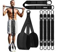 Ayombo Pull Up Assistance Bands, Adjustable Resistance Band for Pull Up Bar, Heavy Duty PullUp Assist Workout Equipment with 4 Assistance Bands, Home Gym Strength Training, Exercise Best Partner