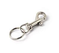 AYOMI Bolt Snap,Belt Clip Key Chain Key Ring Stainless Steel Swivel Eye Lobster Clasp Hook Keychains, Pet Leashes（4PCS Included）
