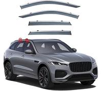 ayookoo 4pcs Wind Deflectors for Jaguar F-PACE 2016-2022,Rain Smoke Guards Weather Shied Covers Protector Reduce Wind Turbulence Ventilated in Rain Car Accessories