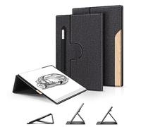 Ayotu Book Folio Case for Remarkable 2 Paper Tablet 10.3" 2020 Released, Premuin Fabric Smart Cover with 360 Degree Rotatable Stand and Stylus Pocket, Only for Remarkable 2, Black & Light Cork