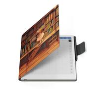 Ayotu Case for Remarkable Paper Pro, Premium PU Leather Book Folio with Pen-Buckle, Smart Magnetic Cover for Remarkable Paper Pro 11.8" Color Tablet, Bundle with Premium Membership (The Library)