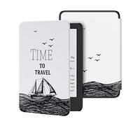 Ayotu Slim Case for 6" All-New Kindle (11th Generation 2024/2022 Release), Colorful PU Leather Smart Cover with Auto Wake/Sleep, ONLY Fit 6 inch Basic Kindle 2024/2022 Release,The Time to Travel