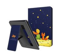 Ayotu Stand Case for 6.8 inch Kindle Paperwhite 11th Gen 2021/Signature Edition 2021/K&G ShineLight Ereader,PU Leather Cover with Hand Strap,Supports Auto Wake/Sleep,The Boy and Fox