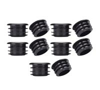AYPOHU 10Pcs Bicycle Handle End Caps - Black, 19mm, Water Resistant