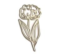 AYPOHU 1Set Peony Metal Cutting Dies Handmade Projects Art Creation Supplies For Birthday Greeting Card Decor Supply Metal Cutting Dies