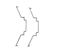 AYPOHU 2 PCS Dissipate Heat Clip Clamp Computer CPU Cooling Fan Clips Stainless Steel Wire Fastener Buckle Bracket