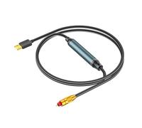 AYPOHU USB To Optical Sound Adapter USB To Fiber Optical Sound SPDIF Port Connection Converters Cable For Computer Laptop