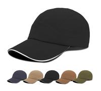 AYPOW Baseball Cap for Mens, Washed Cotton Running Cap with Reflective Brim Women, UV Protection Soft Breathable Unstructured Outdoor Sun Hat Summer Adjustable Sport Caps for Golf Tennis Walking
