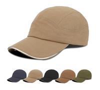 AYPOW Baseball Cap for Mens, Washed Cotton Running Cap with Reflective Brim Women, UV Protection Soft Breathable Unstructured Outdoor Sun Hat Summer Adjustable Sport Caps for Golf Tennis Walking